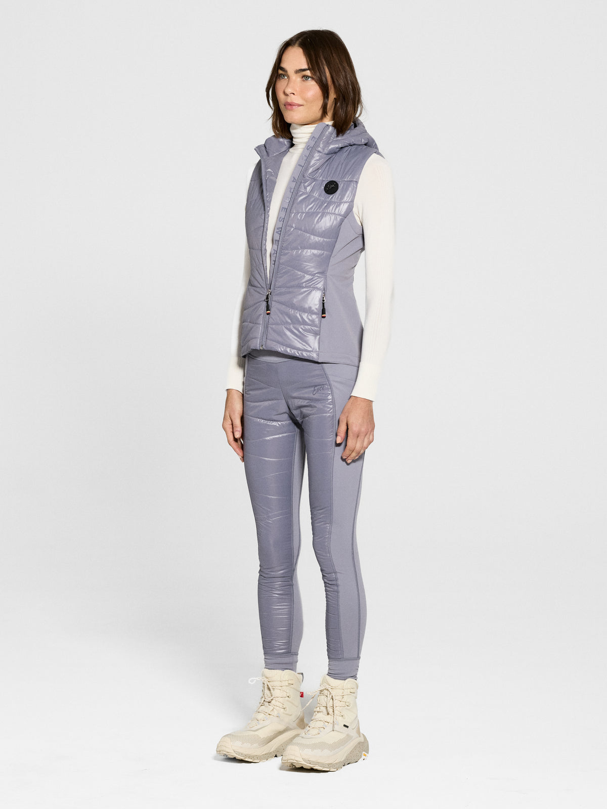 Aurora Vest in Sleet — view 3