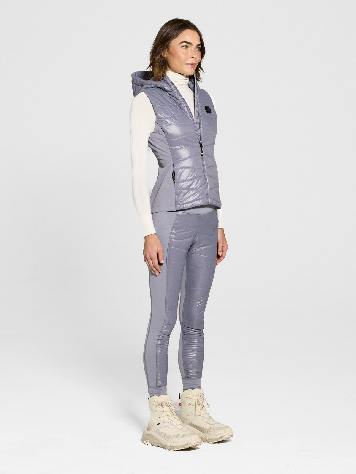 Aurora Vest in Sleet — view 4