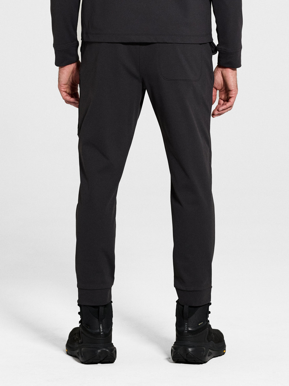 Drift Jogger in Black, back view
