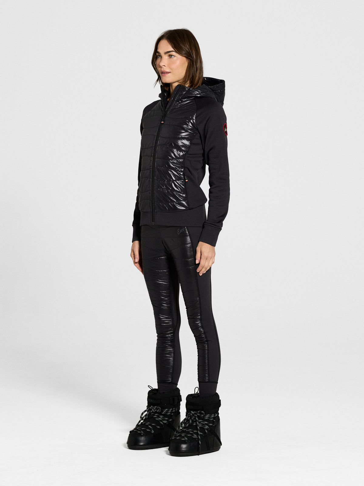 Luna Hoodie in Black — view 3