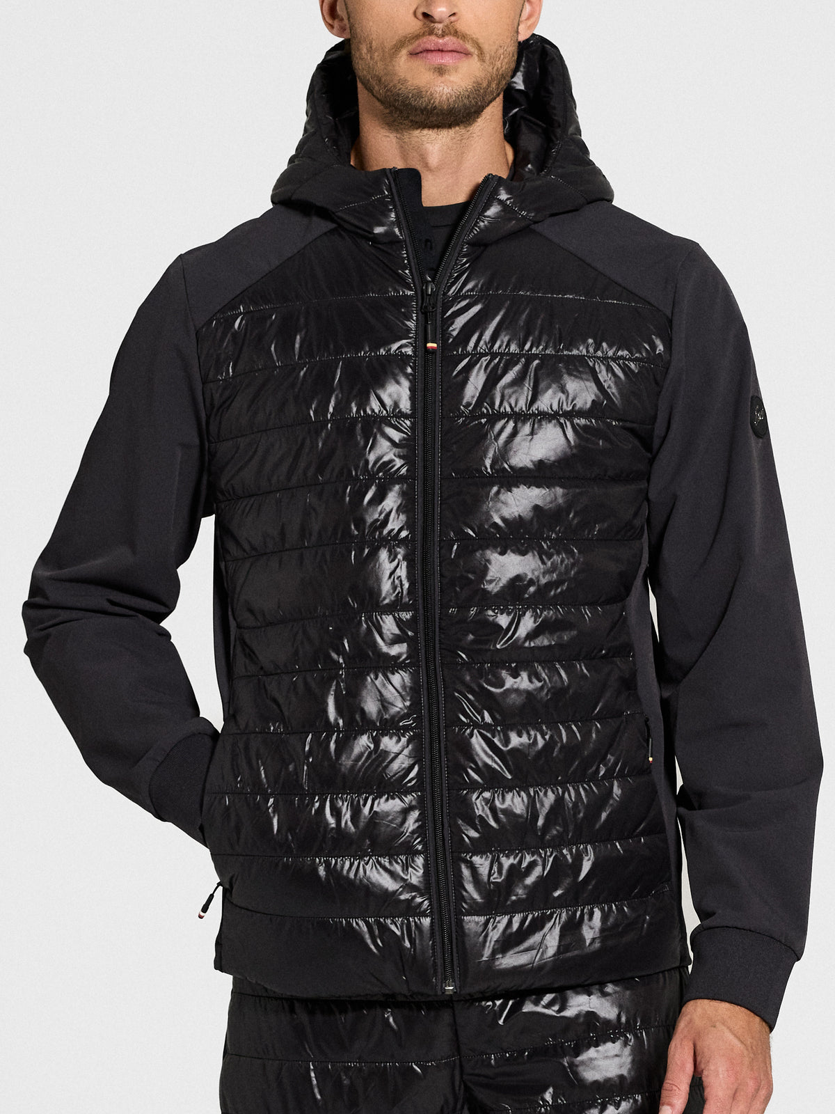 Maverick Jacket in Black, detail