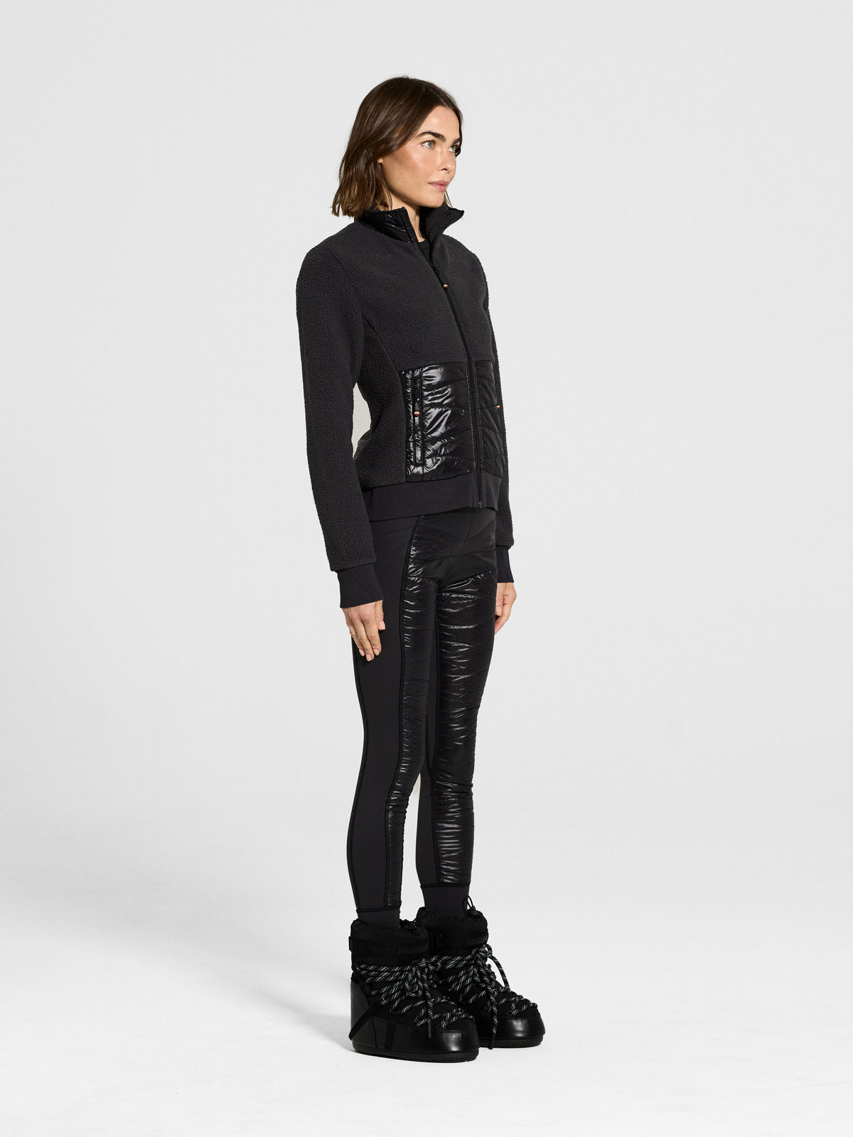 Solace Fleece in Black — view 2