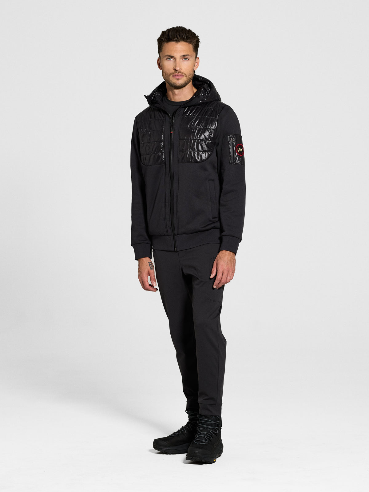 Stratus Hoodie in Black — view 2