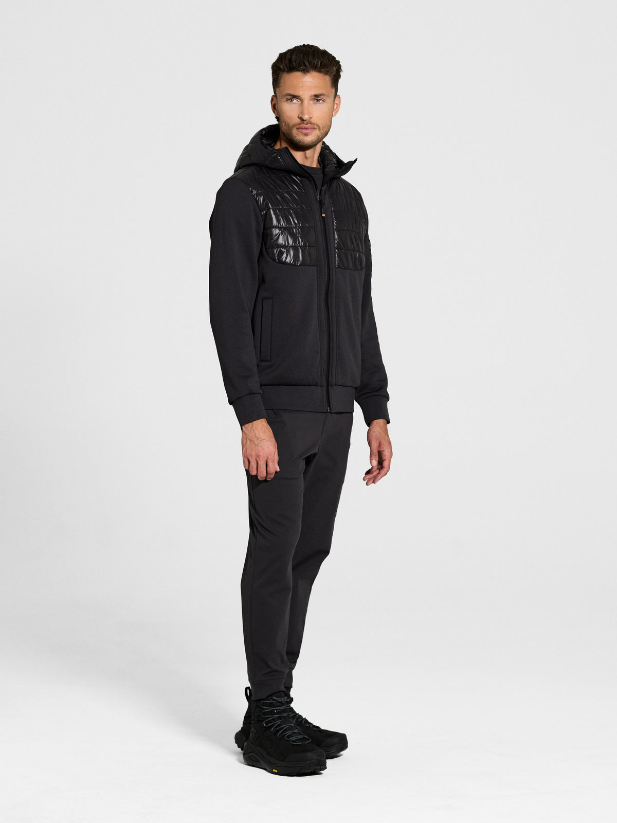 Stratus Hoodie in Black — view 3