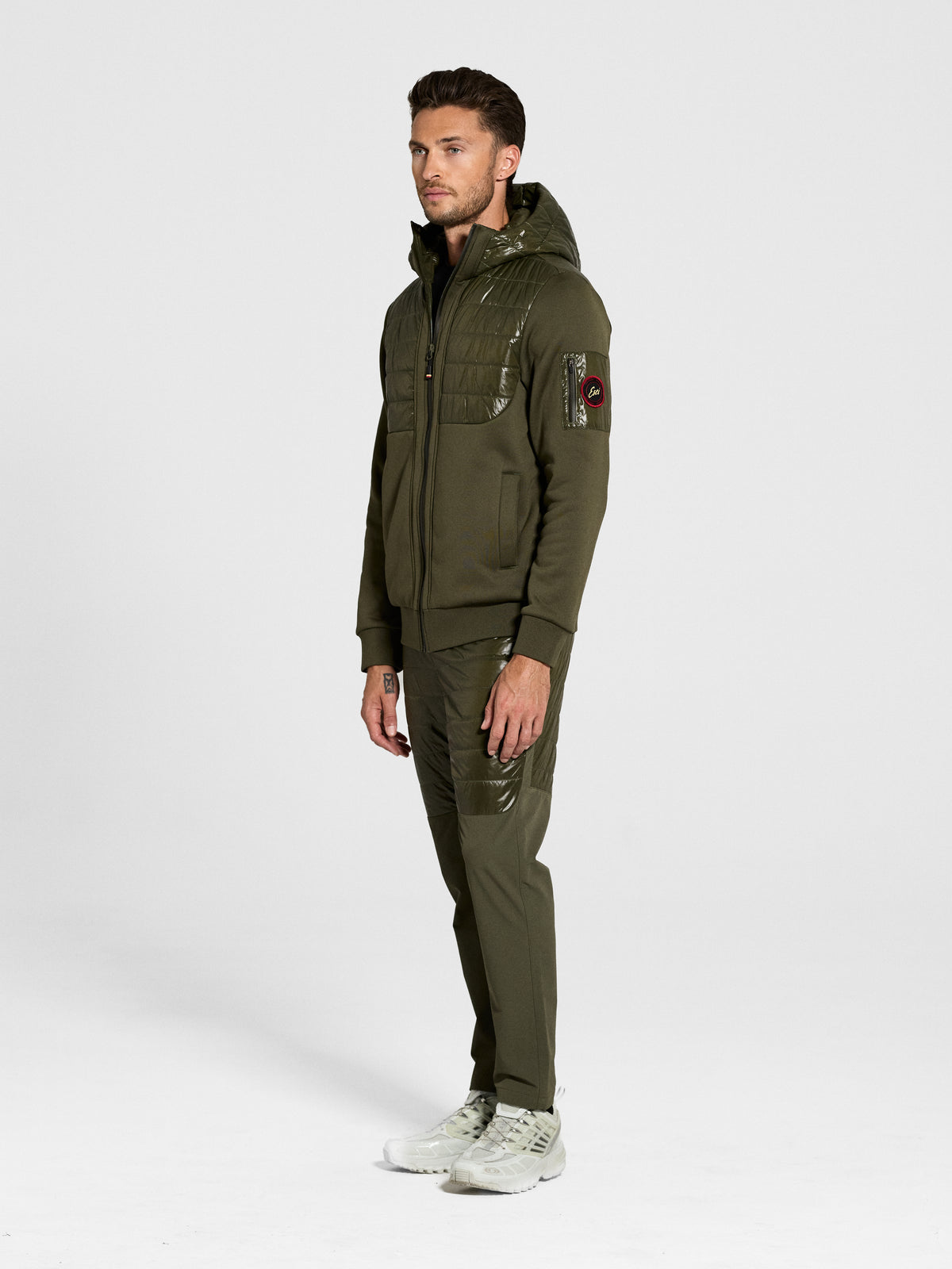 Stratus Hoodie in Olive — view 2