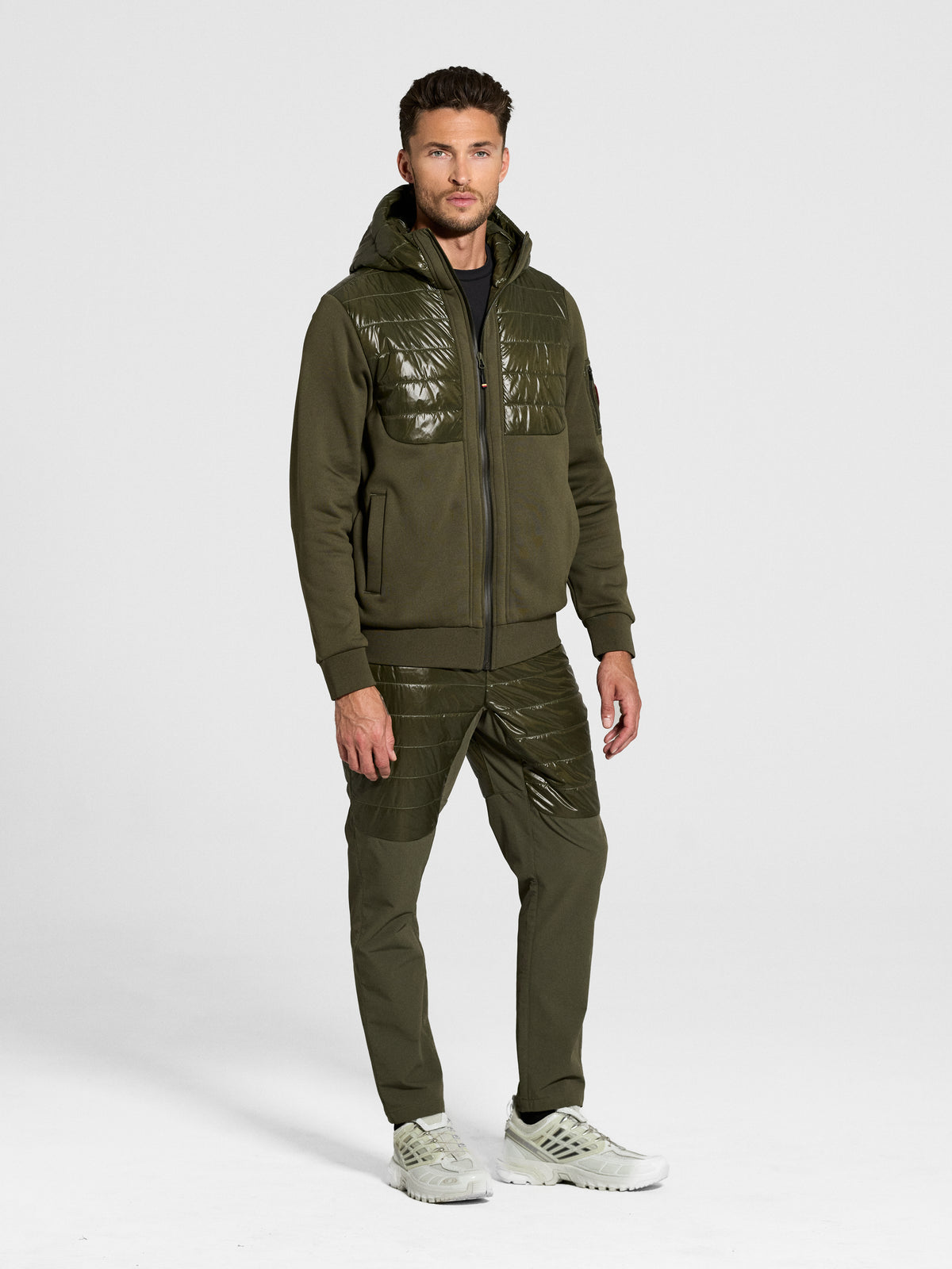 Stratus Hoodie in Olive — view 3